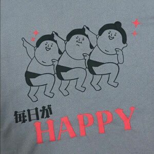 おもしろドライTシャツ　グレー　L