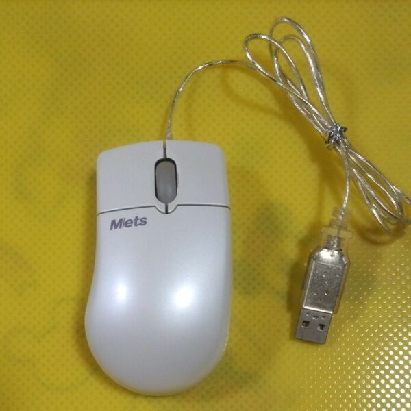 ★ Mets DOUBLE INTERFACE SCROLL USB PS/2スクロールマウス　MM―23PW