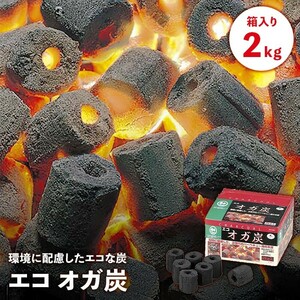 オガ炭 2kg BBQ 炭 燃料 少煙 次世代燃料 木炭粉 小型コンロ アウトドア キャンプ 七輪 バーベキュー グリル 固体燃料 M5-MGKPJ00543