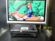 ★☆SONY 高画質Hi8/VHS・整備済保証付WV-H4動作品 i0358☆★_画像3