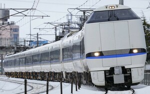 北陸新幹線延伸廃止列車　JR西日本　683系【サンダーバード・ダイナスター・能登のかがり火】などの現行40列車名収録　種別表示幕（側面）