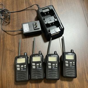 iCOM アイコム　WITH CALL 中古　4台　充電器セット