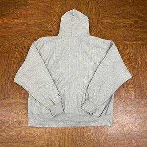 チャンピオン Champion リバースウィーブReverse Weave 1円スタート グレー スウェットパーカー ビッグサイズ XXLの画像4