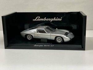 1/18 KYOSHO 京商 LAMBORGHINI Miura P400SV Silver 08313S Limited 1000 pcs. ランボルギーニ ミウラ SV シルバー【H23】