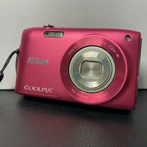 ジャンク品 ニコン Nikon デジタルカメラ COOLPIX クールピクス S3300の画像4