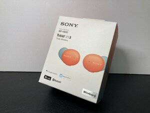 ジャンク品　ソニー SONY h.ear in 3 Truly Wireless WF-H800 オレンジ