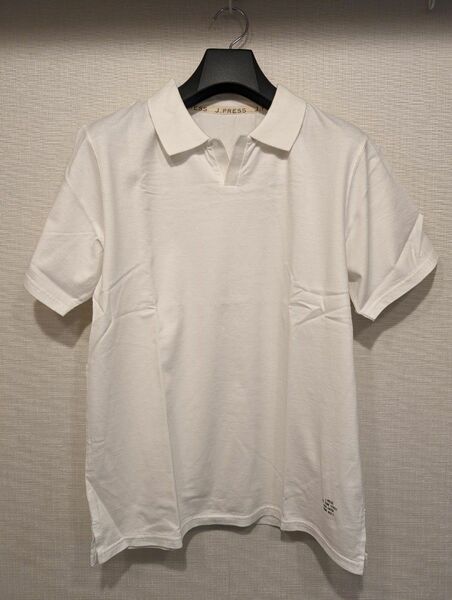 【新品タグ付】J. PRESS 半袖ポロシャツ Mサイズ ホワイト