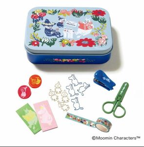 新品 ムーミン 文具セット MOOMIN 文具7つアイテム ブリキ缶