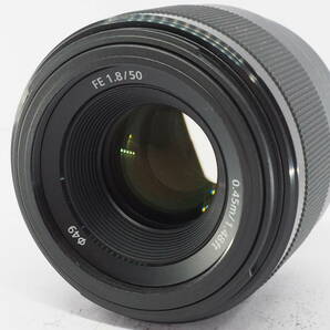 ★超極上★ ソニー SONY FE 50ｍｍ Ｆ1.8 SEL50F18F ブラック ★完動品 ＃A347の画像1