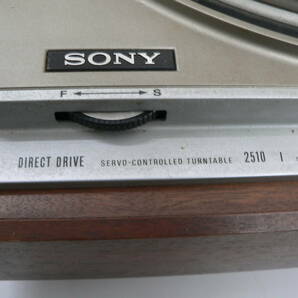 #3798 SONY レコードプレーヤー PS-2510 通電・回転OK 現状品の画像4