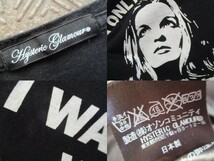 即決 HYSTERIC GLAMOUR ヒステリックグラマー ガール ヒスガール ＆ メッセージプリント 長袖Tシャツ カットソー レディースFREE 黒_画像9