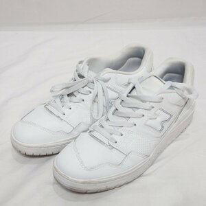 NEW BALANCE◆ニューバランス BB550WWW（ホワイト）サイズ28㎝ スニーカー◆USED