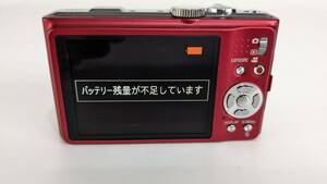 1円～　Panasonic パナソニック　LUMIX DMC-TZ10 レッド　充電器無し　現状品