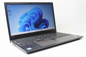 1円スタート ノートパソコン Windows11 LENOVO ThinkPad E590 大画面 15.6インチ 第8世代 Core i3 SSD256GB メモリ8GB Windows10 カメラ