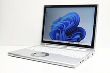 1円スタート ノートパソコン Windows11 2in1PC 第7世代 Core i5 Panasonic レッツノート CF-XZ6 Windows10 SSD256GB メモリ8GB タッチ_画像1