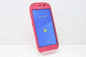 1円スタート docomo Fujitsu らくらくスマートフォン4 F-04J SIMロック解除済み SIMフリー Android スマートフォン 残債なし 16GB ピンク