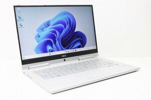 1円スタート ノートパソコン Windows11 NEC VersaPro VKT16G 2in1PC 第8世代 Core i5 SSD256GB メモリ8GB Windows10 カメラ