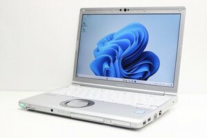 1円スタート ノートパソコン Windows11 DVDマルチ 第8世代 Core i5 SSD256GB メモリ8GB Panasonic レッツノート CF-SV7 Windows10 カメラ