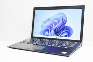 ノートパソコン Windows11 中古 VAIO Pro PG VJPG11C11N 第8世代 Core i5 SSD256GB メモリ8GB Windows10 フルHD 13.3 カメラ 軽量