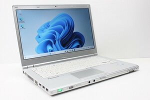 1円スタート ノートパソコン Windows11 Panasonic レッツノート CF-LX6 第7世代 Core i5 SSD256GB メモリ8GB Windows10 14インチ カメラ