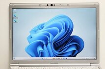 1円スタート ノートパソコン Windows11 Panasonic レッツノート CF-SV7 メモリ8GB 第8世代 Core i5 SSD256GB Windows10 12.1 カメラ_画像2