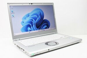 1円スタート ノートパソコン Windows11 Panasonic レッツノート CF-LV7 第8世代 Core i5 SSD256GB メモリ8GB Windows10 14インチ カメラ