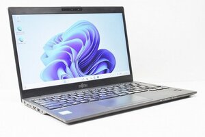 1円スタート ノートパソコン Windows11 ハイスペック 富士通 LIFEBOOK U939 第8世代 Core i7 メモリ16GB SSD256GB Windows10 カメラ 13.3