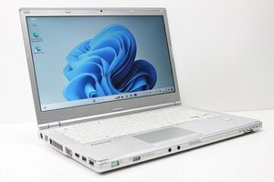 1円スタート ノートパソコン Windows11 Panasonic レッツノート CF-LX6 第7世代 Core i5 SSD256GB メモリ8GB Windows10 14インチ カメラ