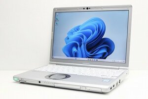 1円スタート ノートパソコン Windows11 Panasonic レッツノート CF-SV7 DVDマルチ 第8世代 Core i5 SSD256GB メモリ8GB Windows10 カメラ