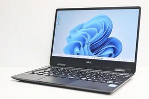 ノートパソコン Windows11 中古 NEC VersaPro VKT13H 軽量 約917g 第8世代 Core i5 SSD256GB メモリ8GB Windows10 12.5 カメラ