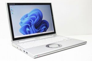 1円スタート ノートパソコン Windows11 2in1PC 第7世代 Core i5 Panasonic レッツノート CF-XZ6 Windows10 SSD256GB メモリ8GB タッチ