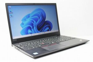 1円スタート ノートパソコン Windows11 LENOVO ThinkPad E590 大画面 15.6インチ 第8世代 Core i3 SSD256GB メモリ8GB Windows10 カメラ