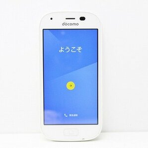 1円スタート docomo Fujitsu らくらくスマートフォン4 F-04J SIMロック解除済み SIMフリー Android スマートフォン 残債なし 16GB ホワイトの画像2