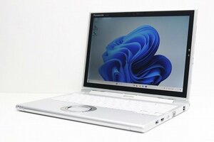 1円スタート ノートパソコン Windows11 2in1PC 第7世代 Core i5 Panasonic レッツノート CF-XZ6 Windows10 SSD256GB メモリ8GB タッチ