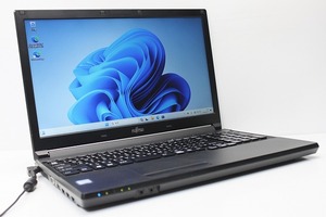 ノートパソコン Windows11 中古 富士通 LIFEBOOK A577 15.6インチ DVDマルチ 第7世代 Core i5 HDD500GB メモリ8GB Windows10 10キー