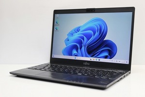 ノートパソコン Windows11 中古 富士通 LIFEBOOK U937 第7世代 Core i5 SSD256GB メモリ12GB Windows10 カメラ 13.3 薄型 軽量799g