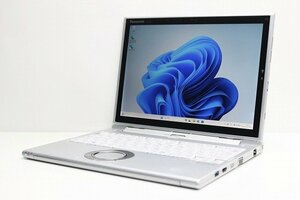 1円スタート ノートパソコン Windows11 2in1PC 第7世代 Core i5 Panasonic レッツノート CF-XZ6 Windows10 SSD256GB メモリ8GB タッチ