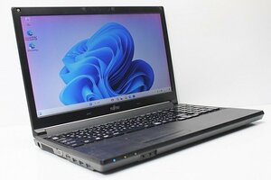 1 иен старт ноутбук Windows11 Fujitsu LIFEBOOK A577 15.6 дюймовый DVD мульти- no. 7 поколение Core i5 HDD500GB память 8GB Windows10 10 ключ 