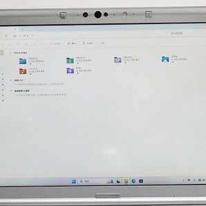 1円スタート ノートパソコン Windows11 Panasonic レッツノート CF-SV7 メモリ8GB 第8世代 Core i5 SSD256GB Windows10 12.1 カメラの画像2
