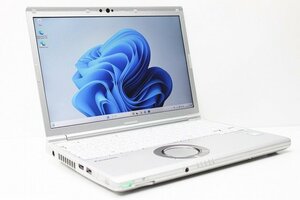 1円スタート ノートパソコン Windows11 Panasonic レッツノート CF-SV7 メモリ8GB 第8世代 Core i5 SSD256GB Windows10 12.1 カメラ