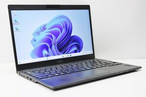 1円スタート ノートパソコン Windows11 富士通 LIFEBOOK U939 軽量 777g 第8世代 Core i5 SSD256GB メモリ8GB 13.3 カメラ 薄型 Windows10