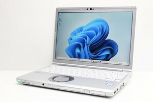 1円スタート ノートパソコン Windows11 DVDマルチ 第8世代 Core i5 SSD256GB メモリ8GB Panasonic レッツノート CF-SV7 Windows10 カメラ