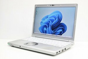 1円スタート ノートパソコン Windows11 Panasonic レッツノート CF-SV8 第8世代 Core i5 SSD256GB メモリ8GB Windows10 カメラ