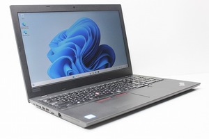 ノートパソコン Windows11 中古 Lenovo ThinkPad L590 15.6インチ 第8世代 Core i5 SSD256GB メモリ8GB カメラ 10キー 大画面