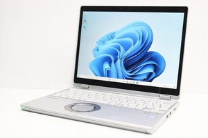 ノートパソコン Windows11 中古 2in1PC Panasonic レッツノート CF-QV8 第8世代 Core i5 SSD256GB メモリ8GB カメラ タッチパネル