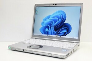 1円スタート ノートパソコン Windows11 Panasonic レッツノート CF-SV7 DVDマルチ 第8世代 Core i5 SSD256GB メモリ8GB Windows10 カメラ