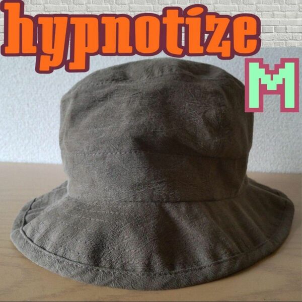 ♭【★かっこいい★】hypnotize バケットハット カーキグレー M