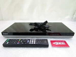 ◎SONY ソニー ブルーレイディスクレコーダー BDZ-ZT1000 3番組同時録画 HDD/1TB 外付けHDD対応 2016年製 リモコン付き w41011