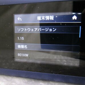 ★Pockt WiFi 801HW 16台まとめ モバイルルーター ポケットWiFi Huawei ネイビー ジャンク w41813の画像7