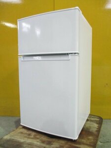 ◎Haier ハイアール 2ドア ノンフロン冷凍冷蔵庫 85L コンパクト BR-85A 2022年製 直接引取OK w4185